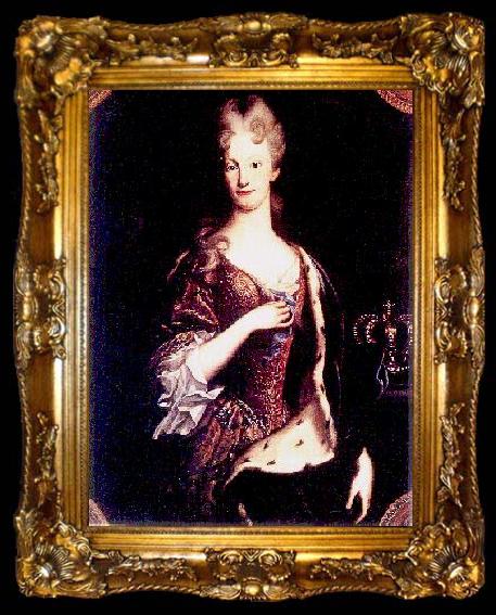 framed  Giovanni da san giovanni Portrait of Elizabeth Farnese, ta009-2