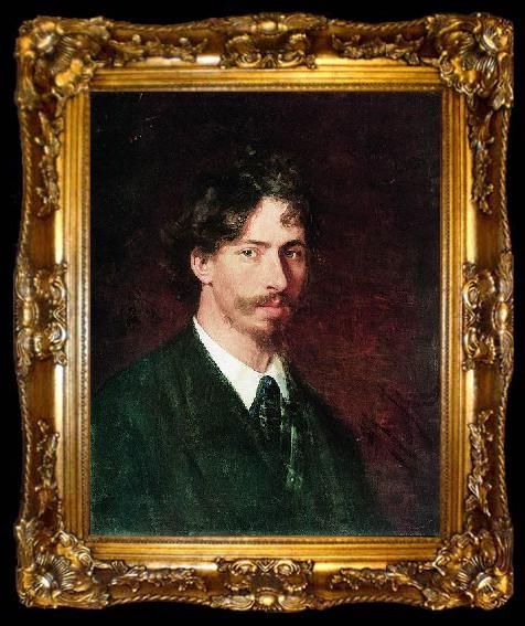 framed  Ilia Efimovich Repin Self portrait, ta009-2