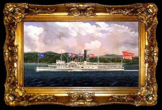 framed  James Bard Mary Powell steamboat, ta009-2
