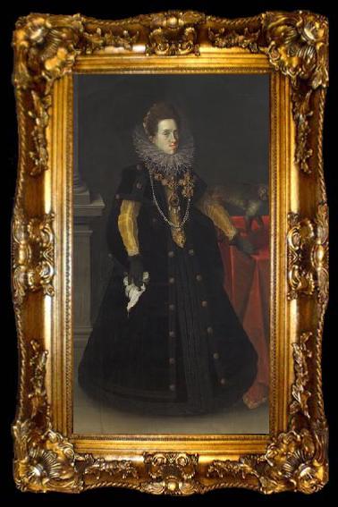 framed  Jan Josef Horemans the Elder Portrait of Maria Anna of Bavaria, ta009-2