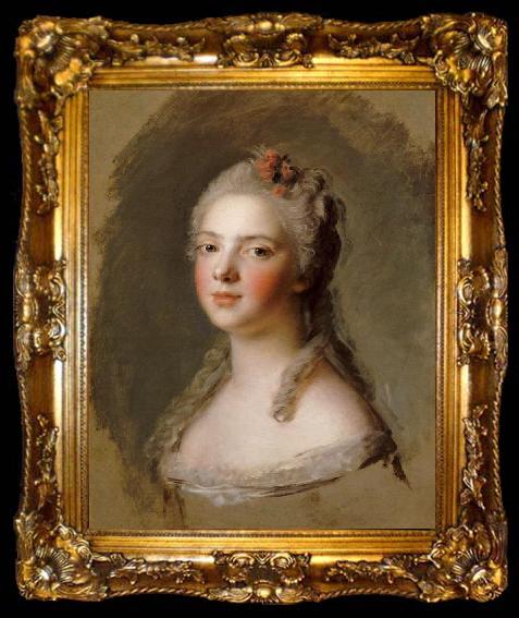 framed  Jean Marc Nattier daughter of Louis XV, ta009-2