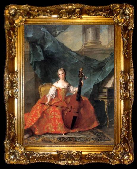 framed  Jean Marc Nattier Madame Henriette de France, ta009-2