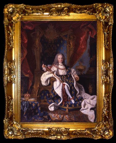 framed  Jean Ranc Portrait de Louis XV, ta009-2