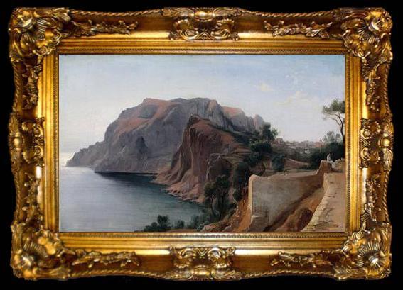 framed  Jean-Achille Benouville Capri, ta009-2