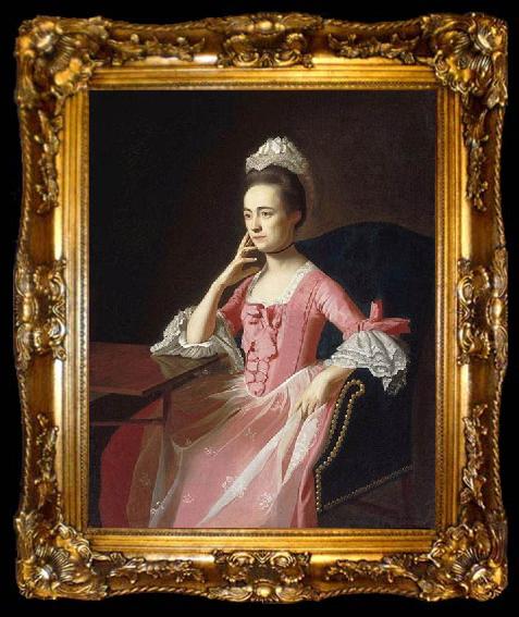framed  John Singleton Copley Portrait of Dorothy Quincy, ta009-2