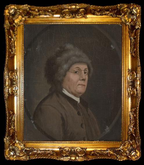 framed  John Trumbull Benjamin Franklin, ta009-2