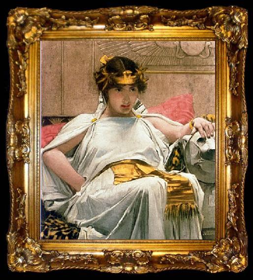 framed  John William Waterhouse Cleopatra, ta009-2