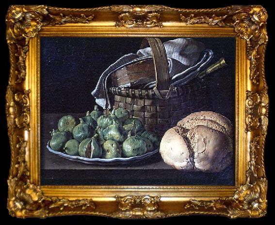 framed  Luis Egidio Melendez Still Life With Figs, ta009-2