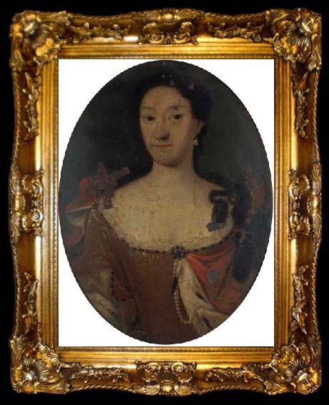 framed  Maria Giovanna Clementi Portrait of Anne Marie dOrleans, ta009-2