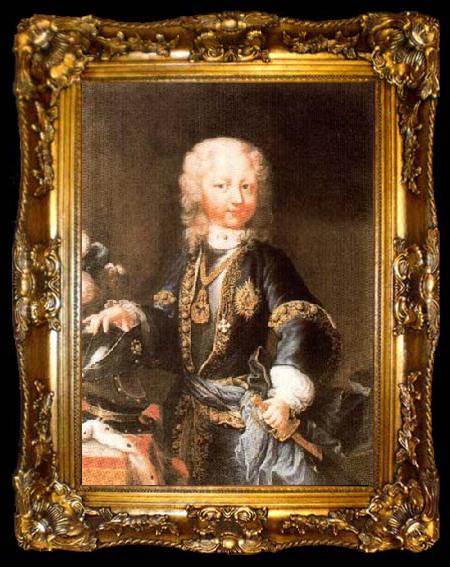 framed  Maria Giovanna Clementi Portrait of Victor Amadeus, Duke of Savoy later King of Sardinia, ta009-2
