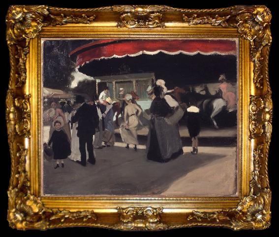 framed  Maurer, Alfred Henry Carrousel, ta009-2