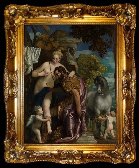 framed  Paolo  Veronese Mars and Venus United by Love, ta009-2