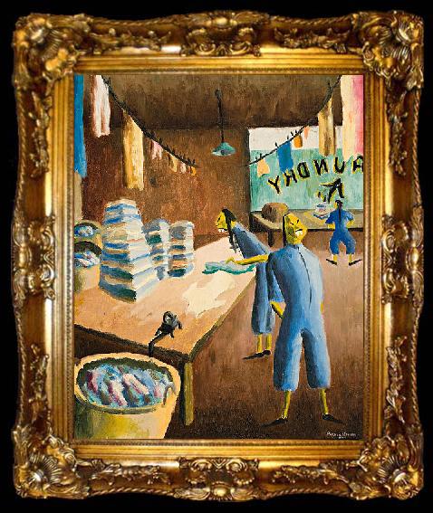 framed  Peter Purves Smith Chinese Laundry, ta009-2