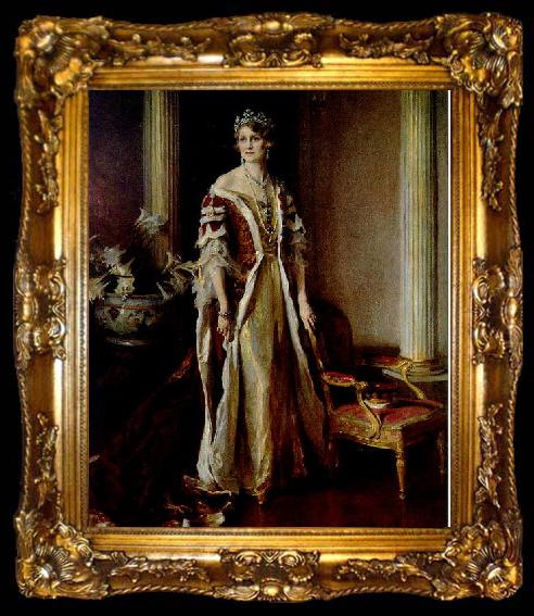 framed  Philip Alexius de Laszlo Portrait of Helen Percy, ta009-2