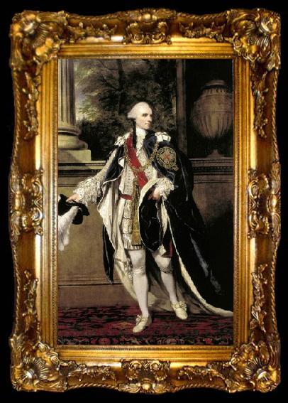 framed  Sir Joshua Reynolds Portrait of John Stuart, ta009-2