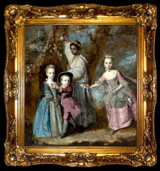 framed  Sir Joshua Reynolds Children of Edward Holden, ta009-2