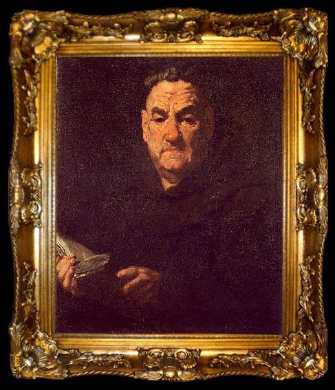 framed  TRAVERSI, Gaspare Portrat des Fra Raffaello da Lugagnano, ta009-2