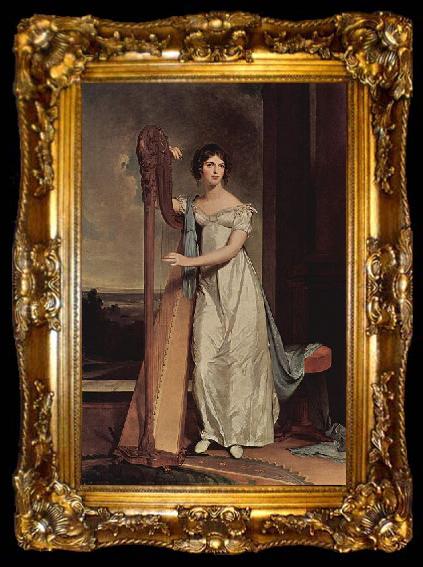 framed  Thomas Sully Portrat der Eliza Ridgely, ta009-2