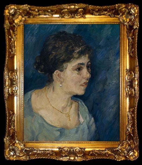 framed  Vincent Van Gogh Kop van een vrouw,, ta009-2