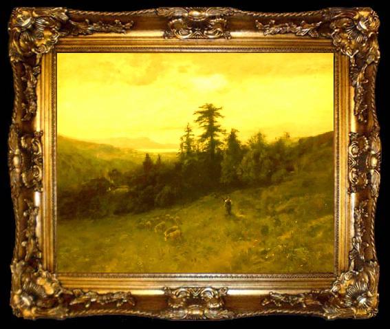 framed  William Keith The Shepherd, ta009-2