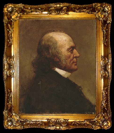 framed  William Morris Hunt Jean Louis Rodolphe Agassiz, ta009-2
