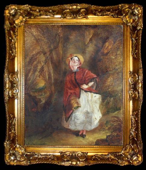 framed  William Powell Frith Dolly Varden by William Powell Frith, ta009-2