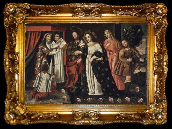 framed  skagen museum Wedding of Mary and Joseph, ta009-2