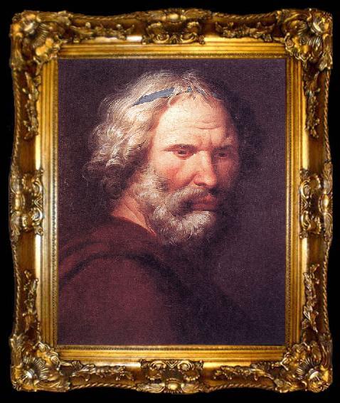 framed  unknow artist Oil painting of Archimedes by the Sicilian artist Giuseppe Patania, ta009-2