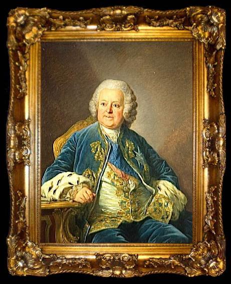 framed  unknow artist Portrait de Louis Phelypeaux, ta009-2