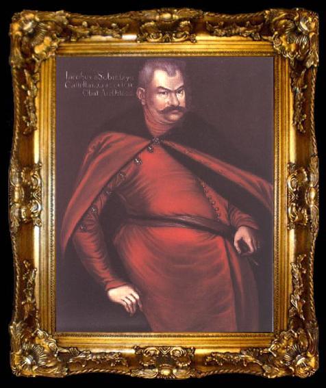 framed  unknow artist Portrait of Jakub Sobieski, castellan of Krakow., ta009-2