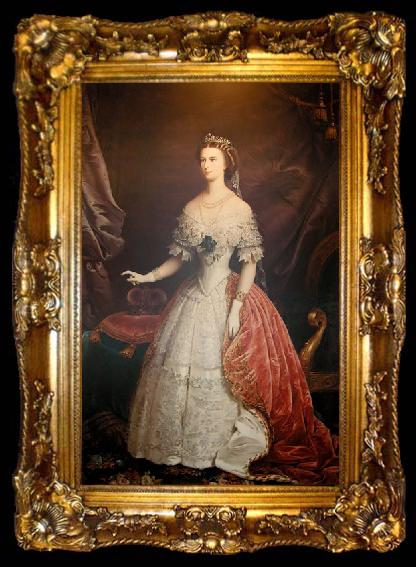 framed  unknow artist Portrait of Empress Elisabeth of Austria-Hungary, ta009-2