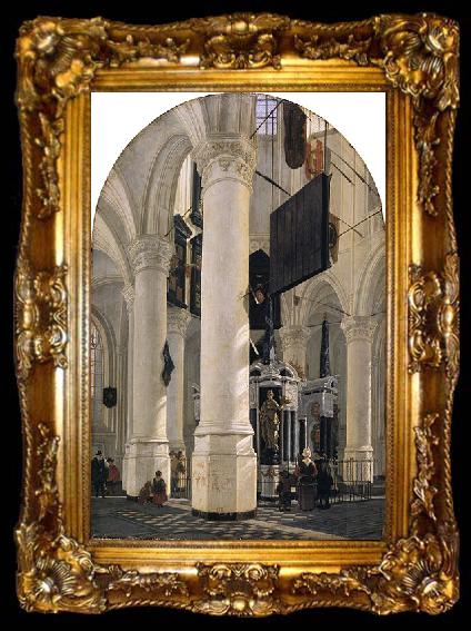 framed  unknow artist The tomb of Willem I in the Nieuwe Kerk in Delft, ta009-2