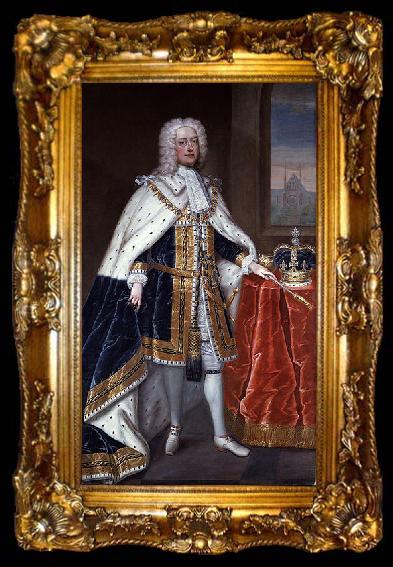 framed  unknow artist Portrait of King George II, ta009-2