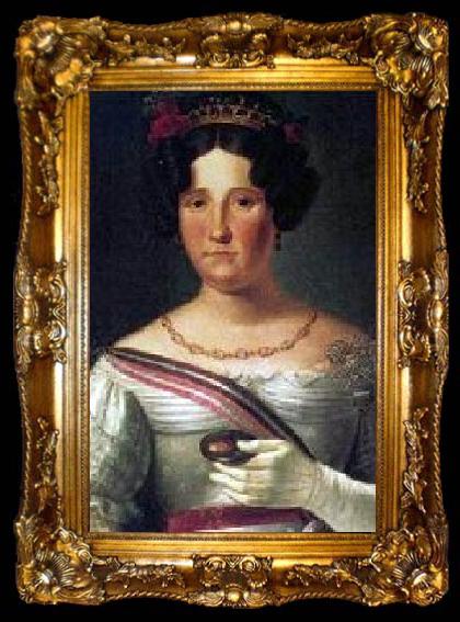framed  unknow artist Maria Isabel de Bourbon, ta009-2