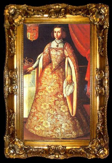 framed  unknow artist Portrait of Germaine de Foix, ta009-2