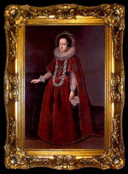 framed  unknow artist Portrait of Queen Constance of Austria., ta009-2