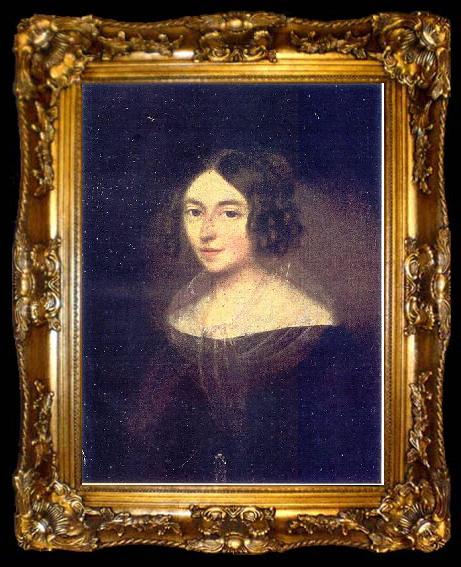 framed  unknow artist Portrait of Izabela Chopin., ta009-2