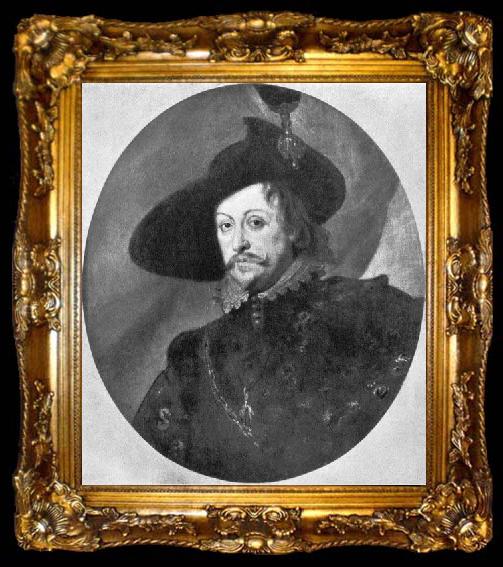 framed  After Peter Paul Rubens Portrait of Prince Ladislaus Vasa, ta009-2