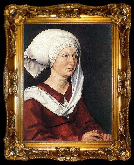 framed  Albrecht Durer Portrait of Barbara Durer, ta009-2
