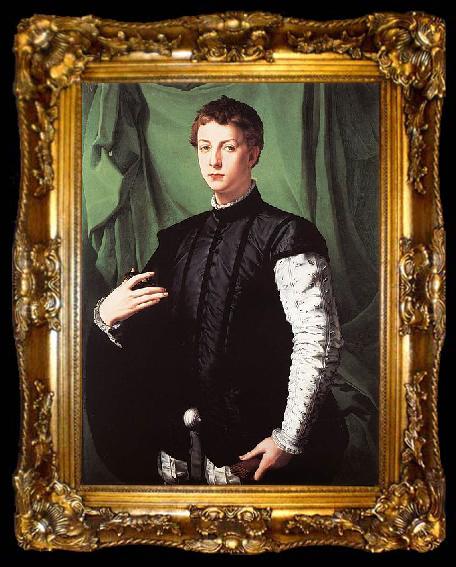 framed  Angelo Bronzino Portrait of Ludovico Capponi, ta009-2