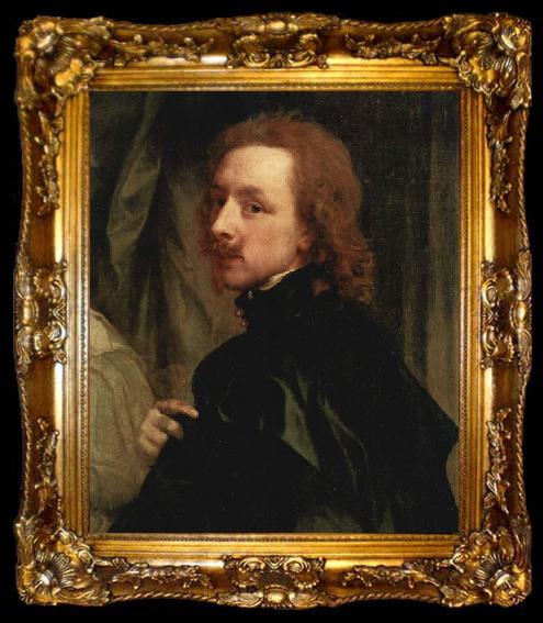 framed  Anthony Van Dyck Portrat des Sir Endimion Porter und Selbstportrat Anthonis van Dyck, ta009-2