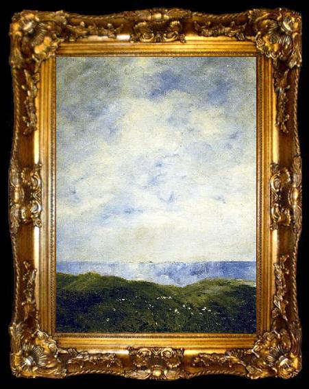 framed  August Strindberg Coastal Landscape II, ta009-2