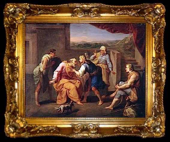framed  Bon Boullogne Return of Jephthae, ta009-2