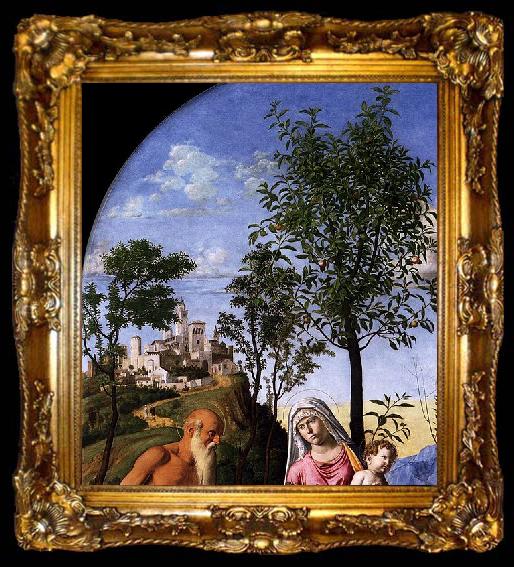 framed  CIMA da Conegliano Madonna of the Orange Tree, ta009-2