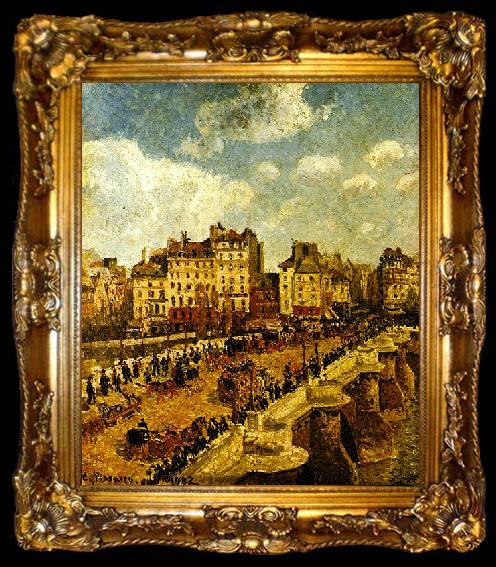 framed  Camille Pissarro Le Pont-Neuf, ta009-2