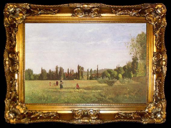 framed  Camille Pissarro La Varenne-de-St.-Hilaire, ta009-2