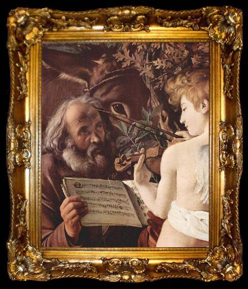 framed  Caravaggio Die Ruhe auf der Flucht nach agypten, ta009-2