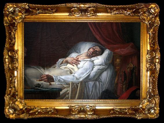framed  Charles Loring Elliott Der Tod des General Moreau, ta009-2