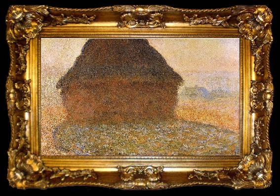 framed  Claude Monet Meule au soleil, ta009-2