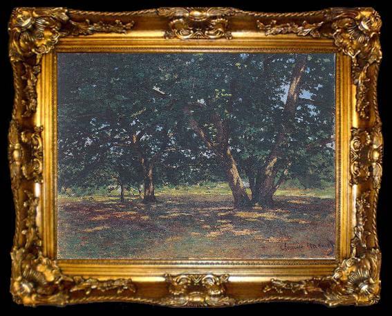 framed  Claude Monet Wald von Fontainbleau, ta009-2